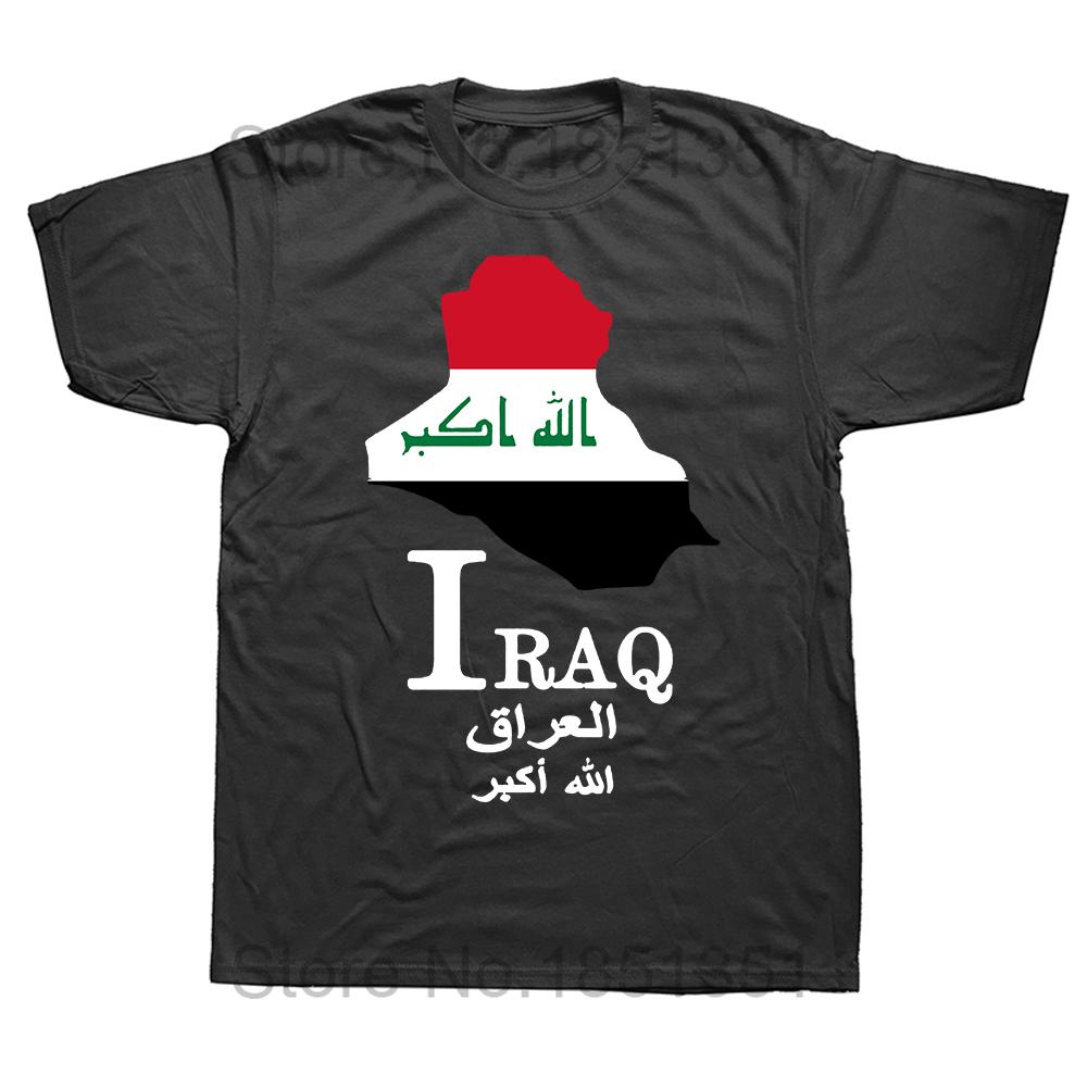 Lustige Irakische Irak Mädchen Frau Flagge T-Shirts Sommer Tee Tops Rundhals Kurzarm Mode T-Shirt Kleidung Lässig Basic T-Shirts