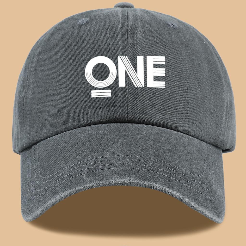 Printed Baseball Cap Fashionable Street Style Peaked Cap Unisex Adjustable Sun Hat