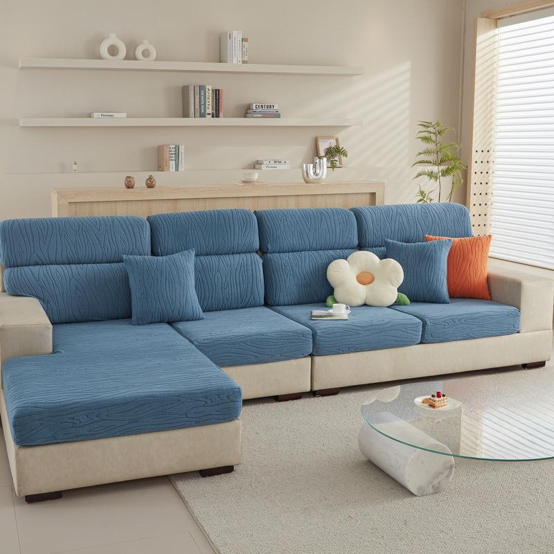 

Elastic Jacquard Sofa Cover All Inclusive Set 4 Seasons Anti Scratch Dust Proof Integrated Lazy 65*95