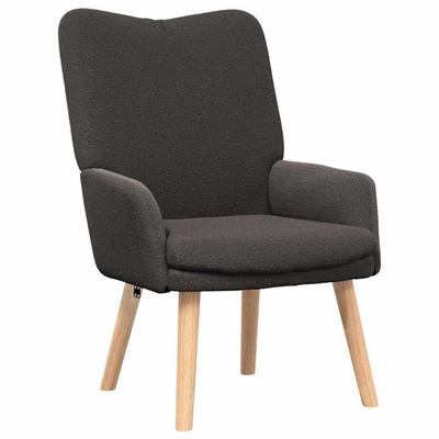 Fauteuil Gris Foncé 63 x 67 x 94 cm Tissu et Contreplaqué