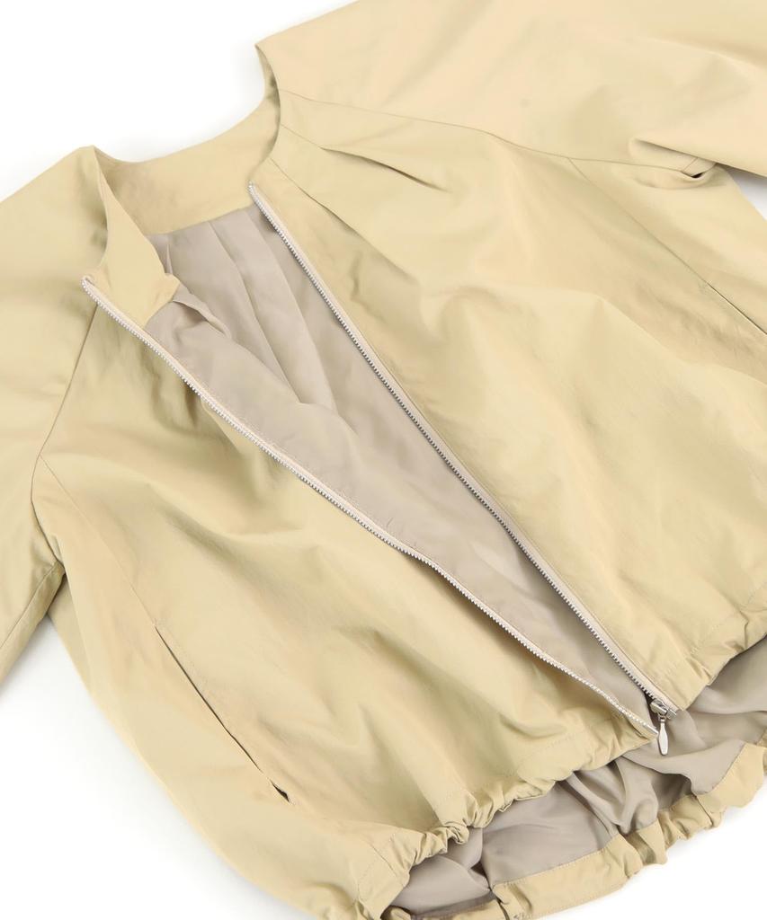 Yours Drawstring Volume Blouson BDXN1722 Small Beige Women's