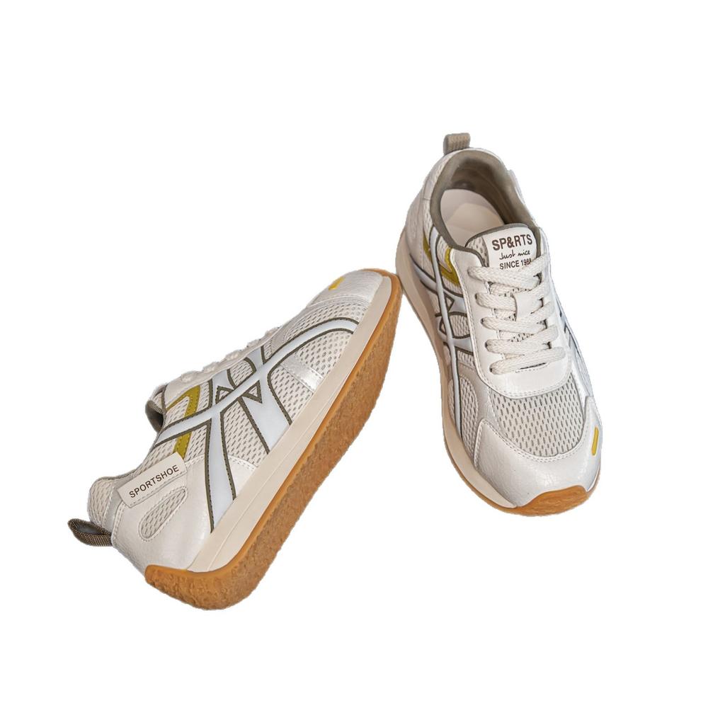 Leather version~ New Maillard platform heightening German training shoes versatile casual sports shoes women's board shoes Forrest Gump shoes