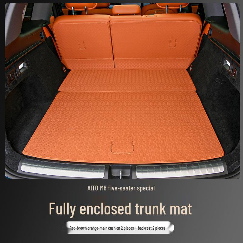 AITO M8 Trunk Mat - Full Coverage for 5/6-Seaters, Compatible with 25 Models