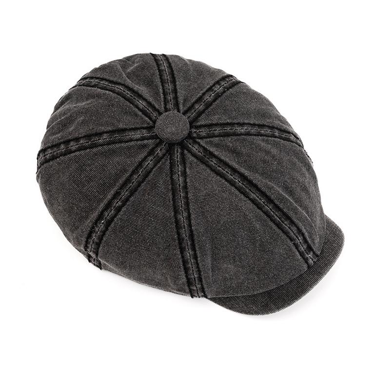 Cotton Octagonal Cap Men British Vintage Newsboy Cap Berets Paintsman Cap