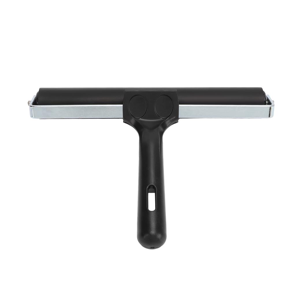 20cm Print Roller High Elasticity Rubber for Paint Art Craft Oil Painting Printmaking with Nonslip Plastic Handle