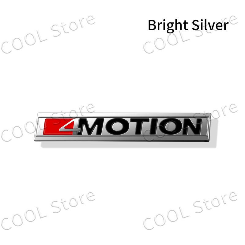 AABIP1 3D Car 4motion Emblem Logo Trim Front Hood Grille Badge Rear Trunk Sticker For VW Volkswagen Polo Golf Passat Jetta Accessories