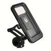 Waterproof and Shockproof Motorcycle and Bicycle Phone Holder, Universal 360° Rotatable Adjustable Motorcycle and Bicycle Phone Holder