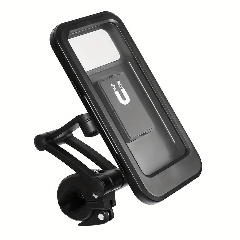 Waterproof and Shockproof Motorcycle and Bicycle Phone Holder, Universal 360° Rotatable Adjustable Motorcycle and Bicycle Phone Holder