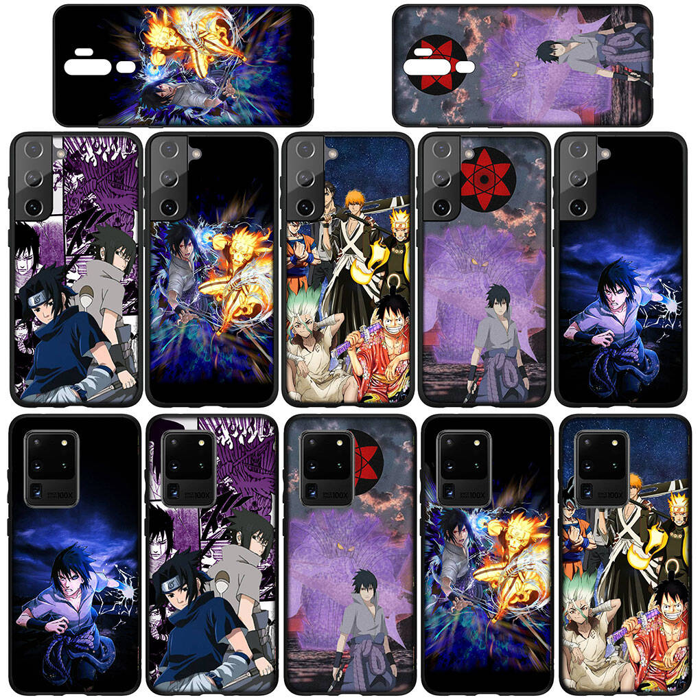 Phone Case for iPhone 17 15 16 Plus Redmi Note 14 12 11 13 Pro Max Huawei P30 P20 Lite OPPO A60 A40 A80 A18 A16 A54 Cartoon Naruto Uchiha Sasuke Cover