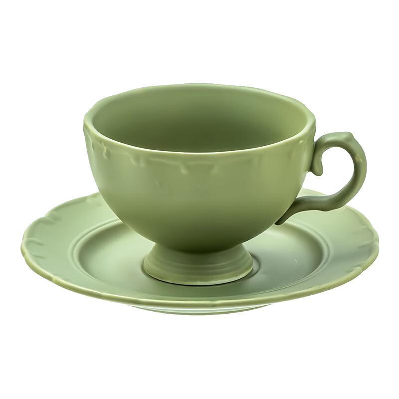 

Retro Ceramic Coffee Tea Cup & Saucer Set