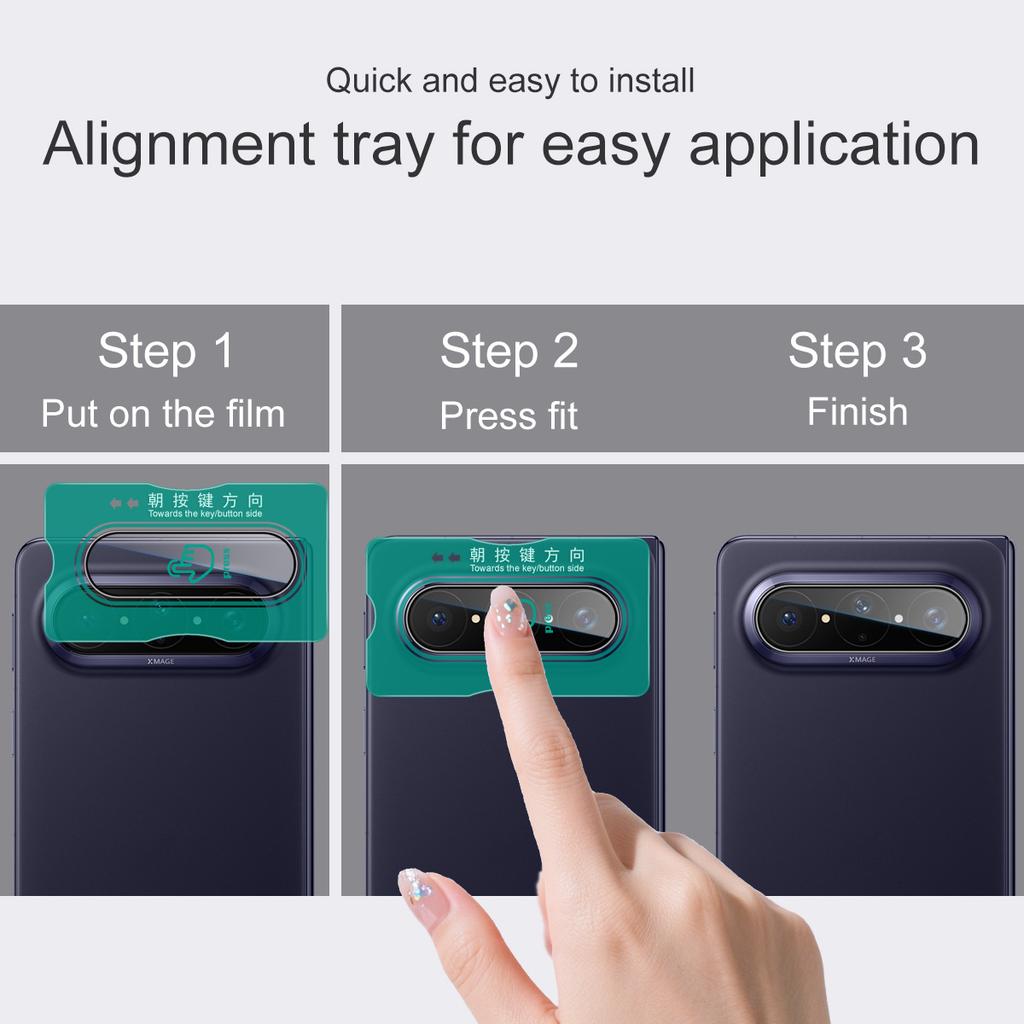 IMAK Lens Glass For Huawei Pura X Max Camera Protector Film