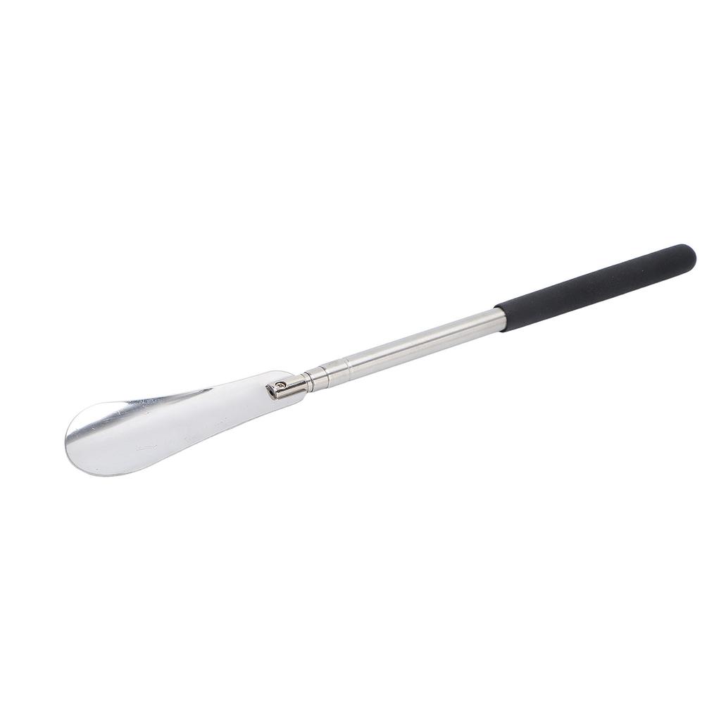 Long Shoe Horn Durable Rustproof Stainless Steel Plastic Handle 12in To 25in Length Adjustable Long Handled Shoe Horn