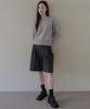 Deomati Mati Soft Breeze Semi-Crop Round Knit (Wf) - Gray