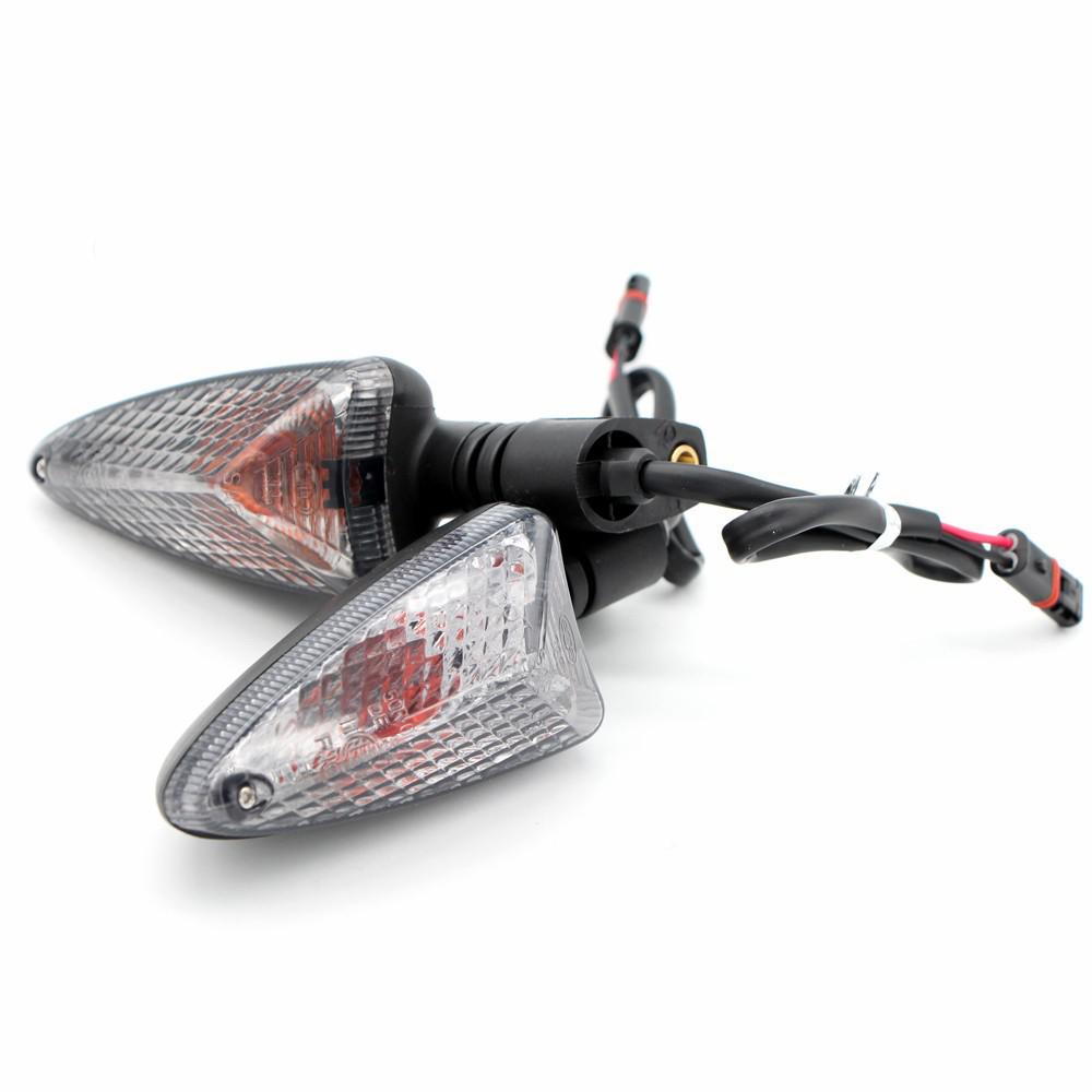 1 Pair 12V Motorcycle Turn Signal Light Amber Halogen Lamp For BMW BMW S1000RR 2010-2014, C600 Sport G650GS Sertao 2012-2014 black 28mm