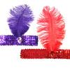 Headband Beautiful Lovely Brilliant Halloween Feather Headwear for Festival