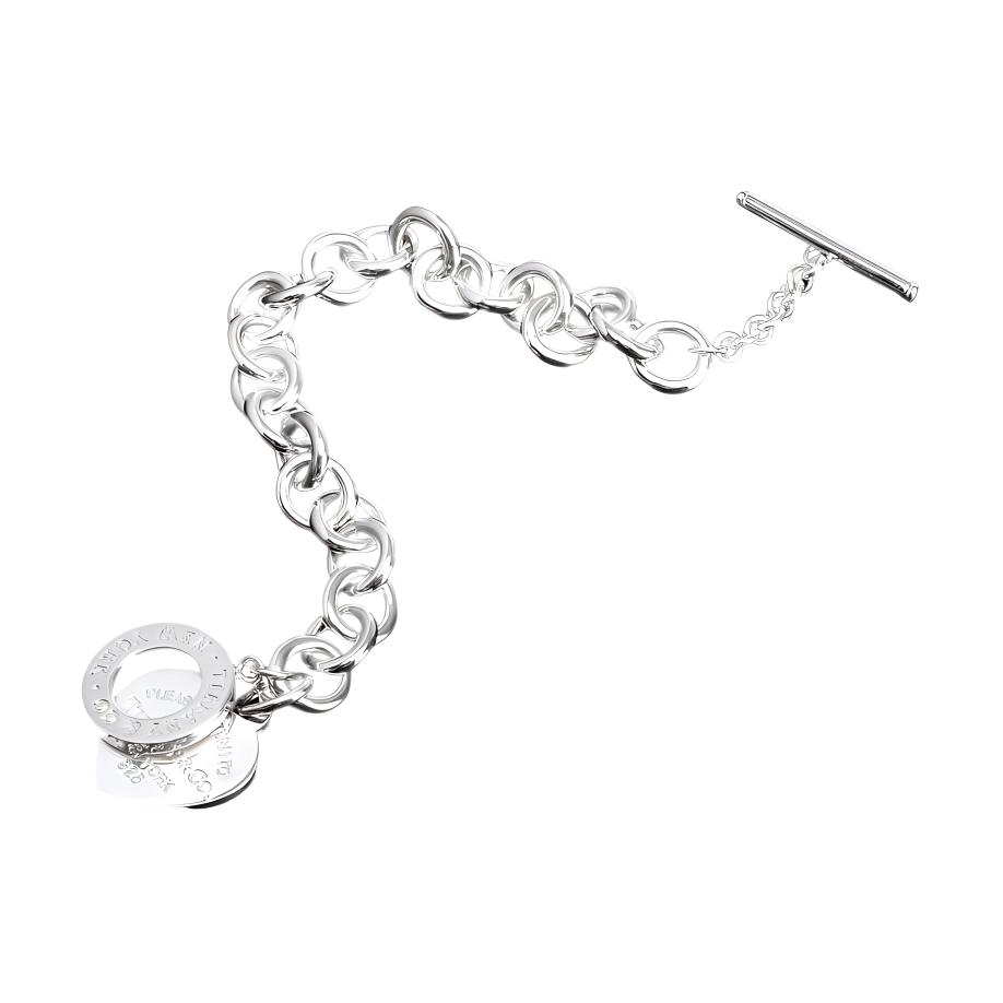 Tiffany & Co.. Return To Tiffany Herzanhänger Knebelverschluss Armband Damenarmband Silber 31406463