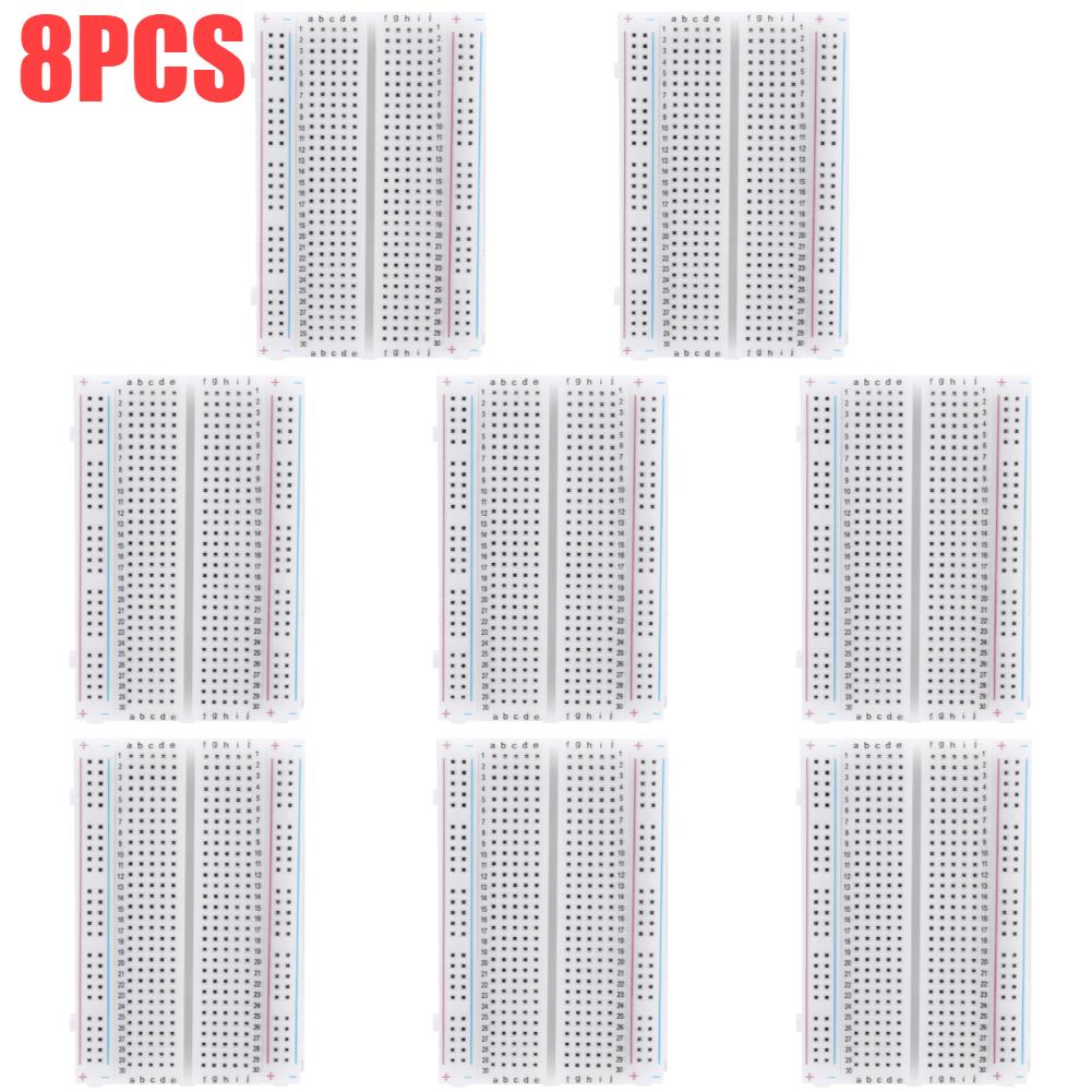 1-10pcs Breadboard 400 Point PCB Board  MB102 Test Develop Nodemcu Raspberri PI 2 lcd High Frequency 40pin Dupont Line