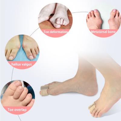 Zehentrenner Anti-Rutsch Elastisch Unisex Schmerzen Reduzieren Druck Lindern Zehenkorrektur Stütze Damen Herren Hallux Valgus Korrektor Fußpflege Werkzeug