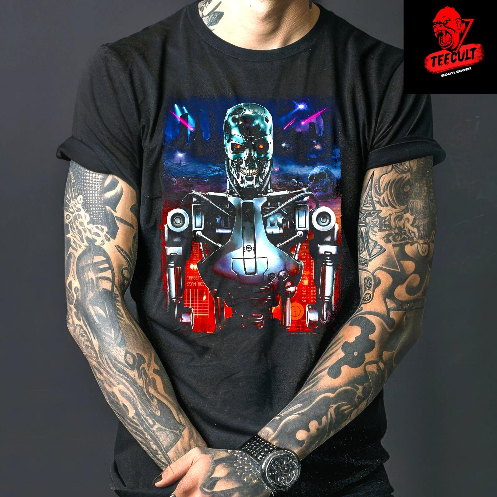 Men s and Women s T-shirts The Terminator (1984) Retro Sci-Fi Action Movie Unisex XXXXL