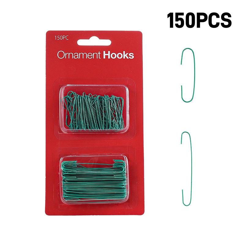 500/100PCS Christmas Tree Hook Ornaments 4cm Metal Hanger S-Shaped Hooks Xmas Ball Pendant Decoration for home Navidad New Year