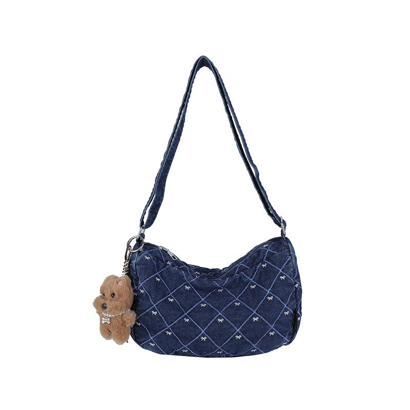 Rhomboid Shoulder Bag Women's Crossbody Bag Large Capacity Dumpling Bag