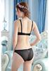 Plus Size European-American French Ultra-Thin Transparent Lingerie Set