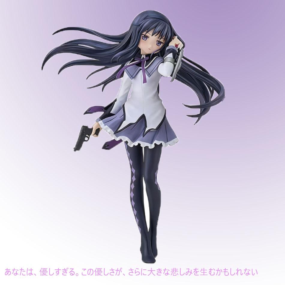 Puella Magi Madoka Magica Homura Akemi Φιγούρα Anime από PVC Διακοσμητικά για Επιφάνεια Εργασίας Μοντέλο Βαθμού Συλλέκτη Loli