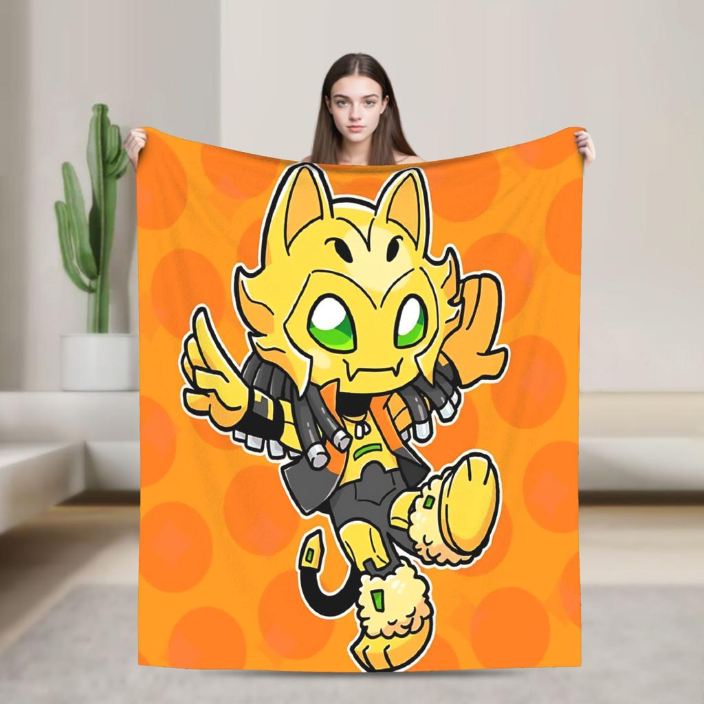 Trickcal Chibi Go Chibi sabo Warm Soft Blanket Kids Adult Plush Bedding Throws Fluffy Bedroom Flannel Bedspread Sofa Bed Cover