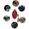 Personal Self Defense Alarm 130DB Heart Shaped Women Elderly Portabl Safety Siren Keychain Emergency Security Protect Alarms