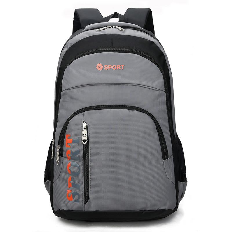 Sport Letter Print Large Capacity Business Backpack Oxford Straps Breathable