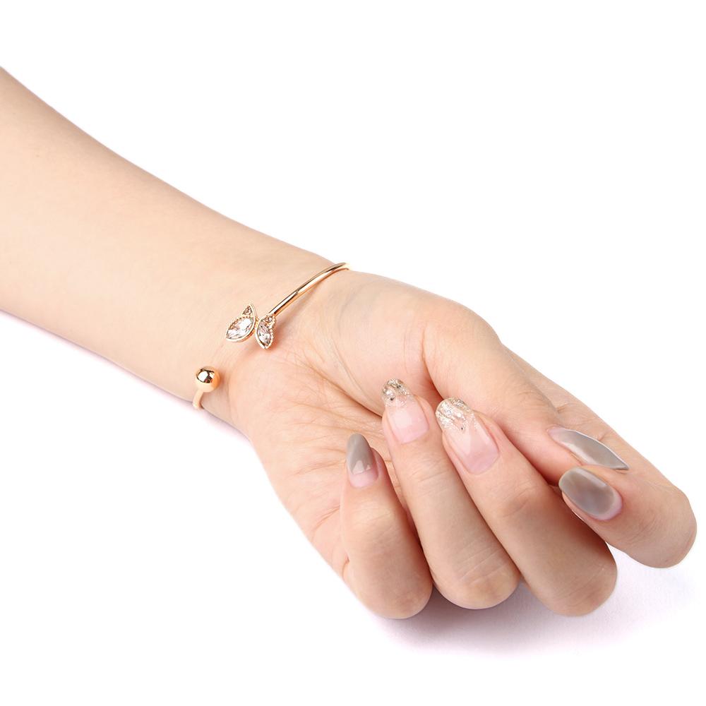 

Trendy Birthday Gift Fashion Women Girls Lady Cuff Bangle Jewelry Butterfly Bangle Opening Bracelet золотой