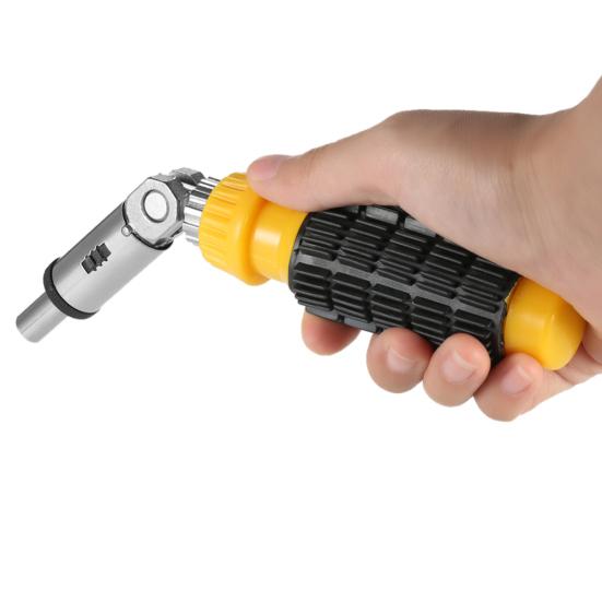 

Магнитная отвертка с храповым механизмом 6,35 мм, 1/4 дюйма, 5 позиций, инструмент с храповым механизмом