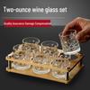 Light Luxury Crystal Baijiu & Beer Shot Glass Set
