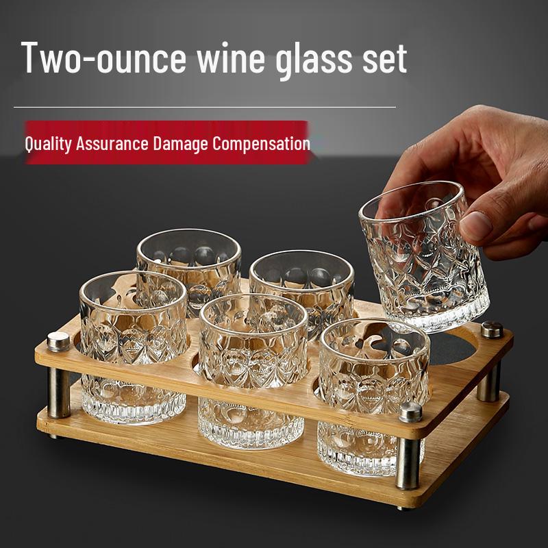 Light Luxury Crystal Baijiu & Beer Shot Glass Set