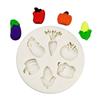 Vegetable Silicone Mold Fondant Cake Mold Holiday DIY Baking Tool for Making Chocolate, Candy, Candle, Handmade-Soap