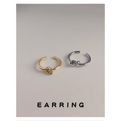 Vent froid ! Bague nœud ouvrant réglable plaquée 14K, bague index créative personnalisée pour célébrité Internet