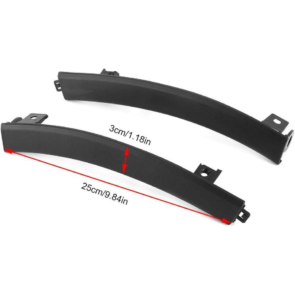 2Pcs Car Bumper Cover Vehicle Front Bumper Filler Set Garnish Filler ABS Plastic for 2007 2011 71108 SWA 000 car exterior, Other accessories