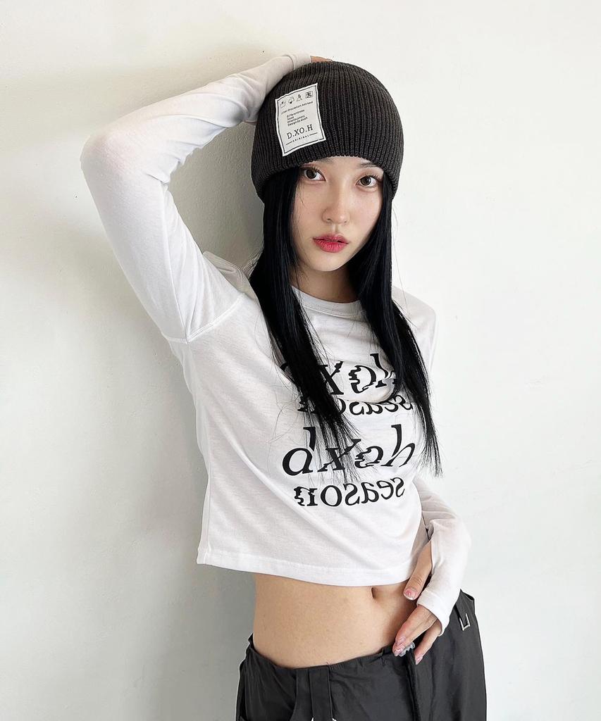 D.XO.H Tag Logo Beanie [Dark Grey]