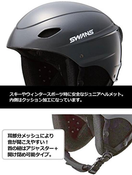 SWANS Größe Größe L Umfang H-45R/H-45RL_W Ski-/Snowboardhelm, Freeride, Erwachsener, Unisex, Drehrad-Einstellung, Weiß, (Kopfumfang 58cm-64cm)