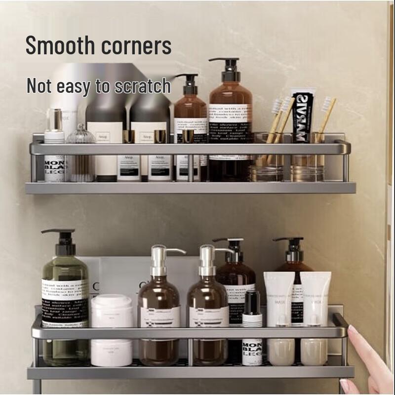 Anpiao Графитовый Алюминиевый Настенный Держатель для Ванной Комнаты Без Сверления