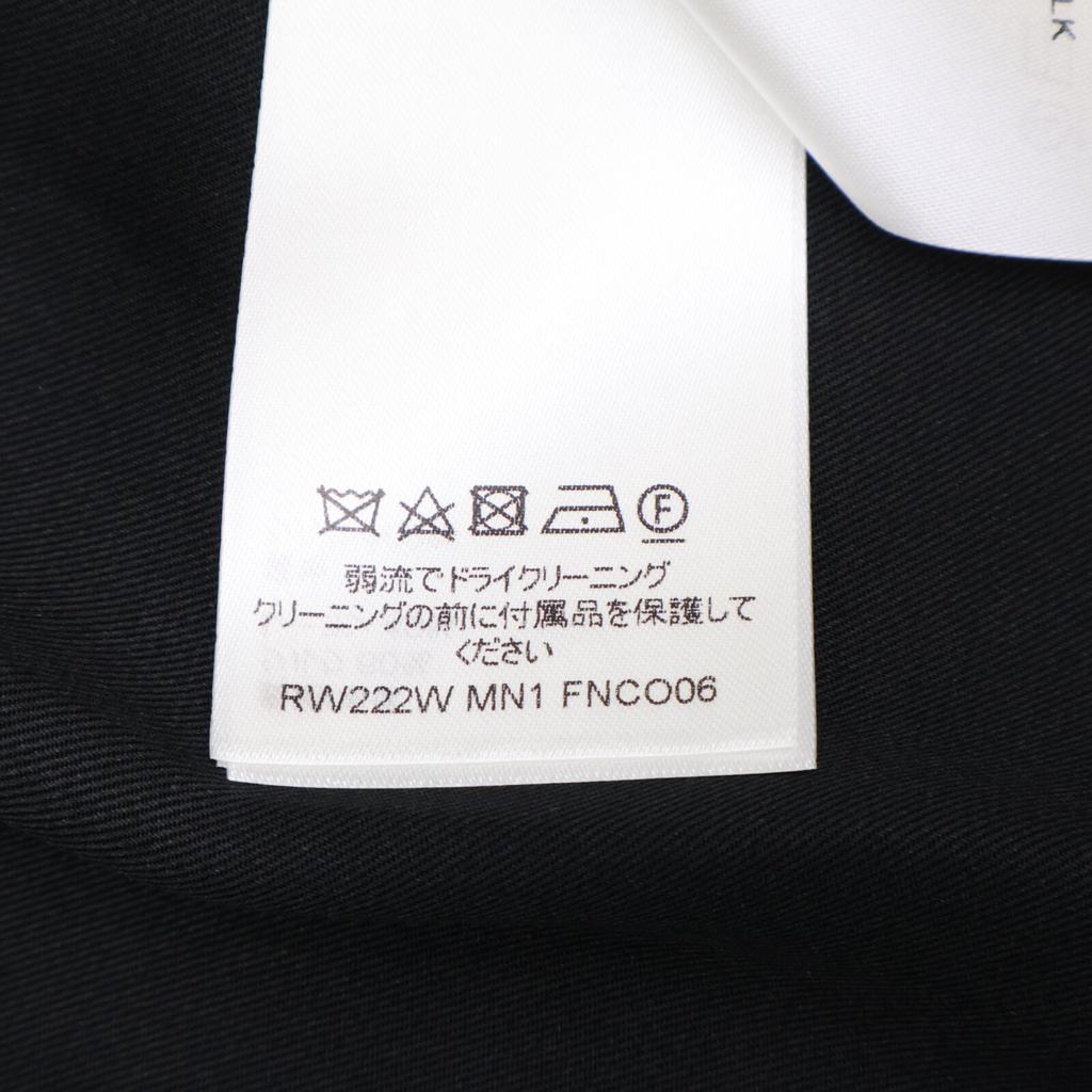 Louis Vuitton Domestic Regular 24 Year Old RW222W MN1 FNC06 Monogram Lining Belted Trench Coat Coat 34 Black X GoldUsed