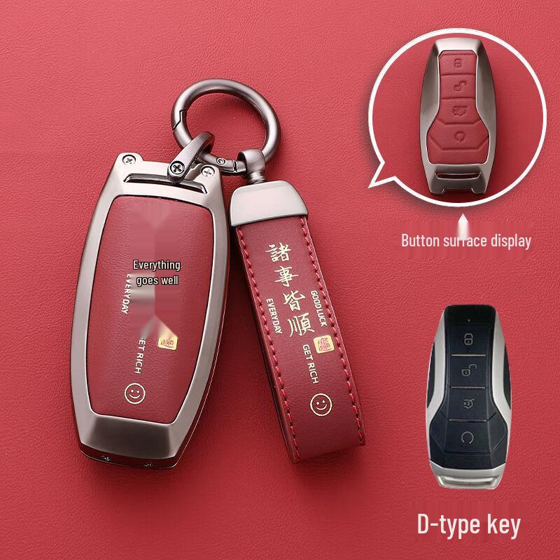 BYD Key Case for Han, Qin Plus DMI, Song Pro, Dolphin, Yuan, Tang, EV Seal, Seagull, Frigate, and Destroyer Models