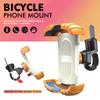 Mountain Bike Phone Holder,Anti-Vibration Motorcycle Handlebar Mount with 360° Rotation for Navigation,Secure Grip Phone Bracket