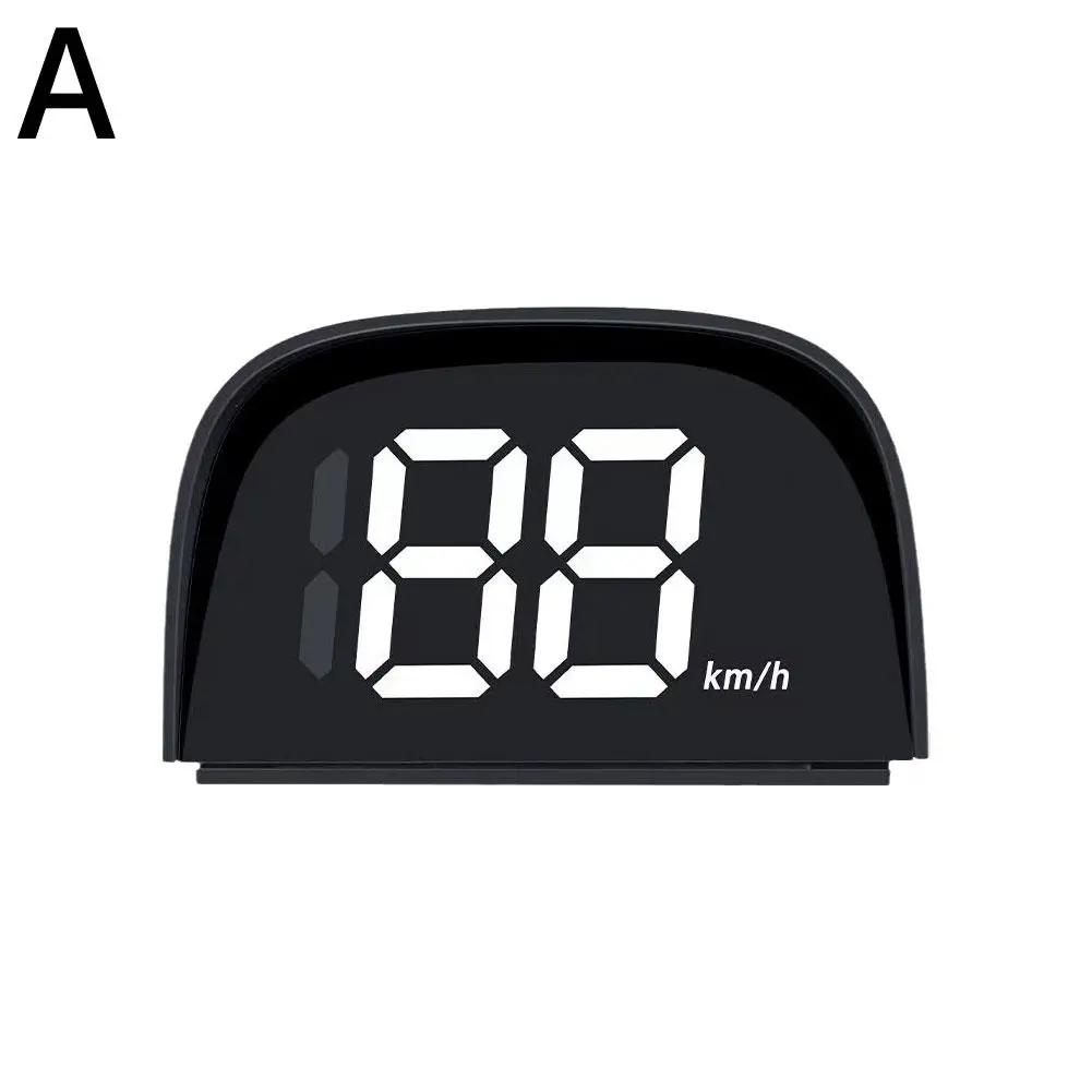 Car HUD Head Up Display KM/MPH Universal GPS Digital Gauges Font Eletronics Digital Car Big Automotive Accessories Speedome R9D8