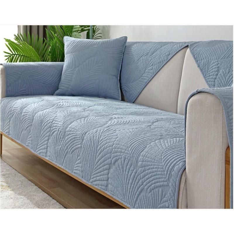 Fashionable And Simple Double-Faced Pure Cotton Sofa Cushion Four All Season universal Anti Slip And Dustproof Sofa Cushion