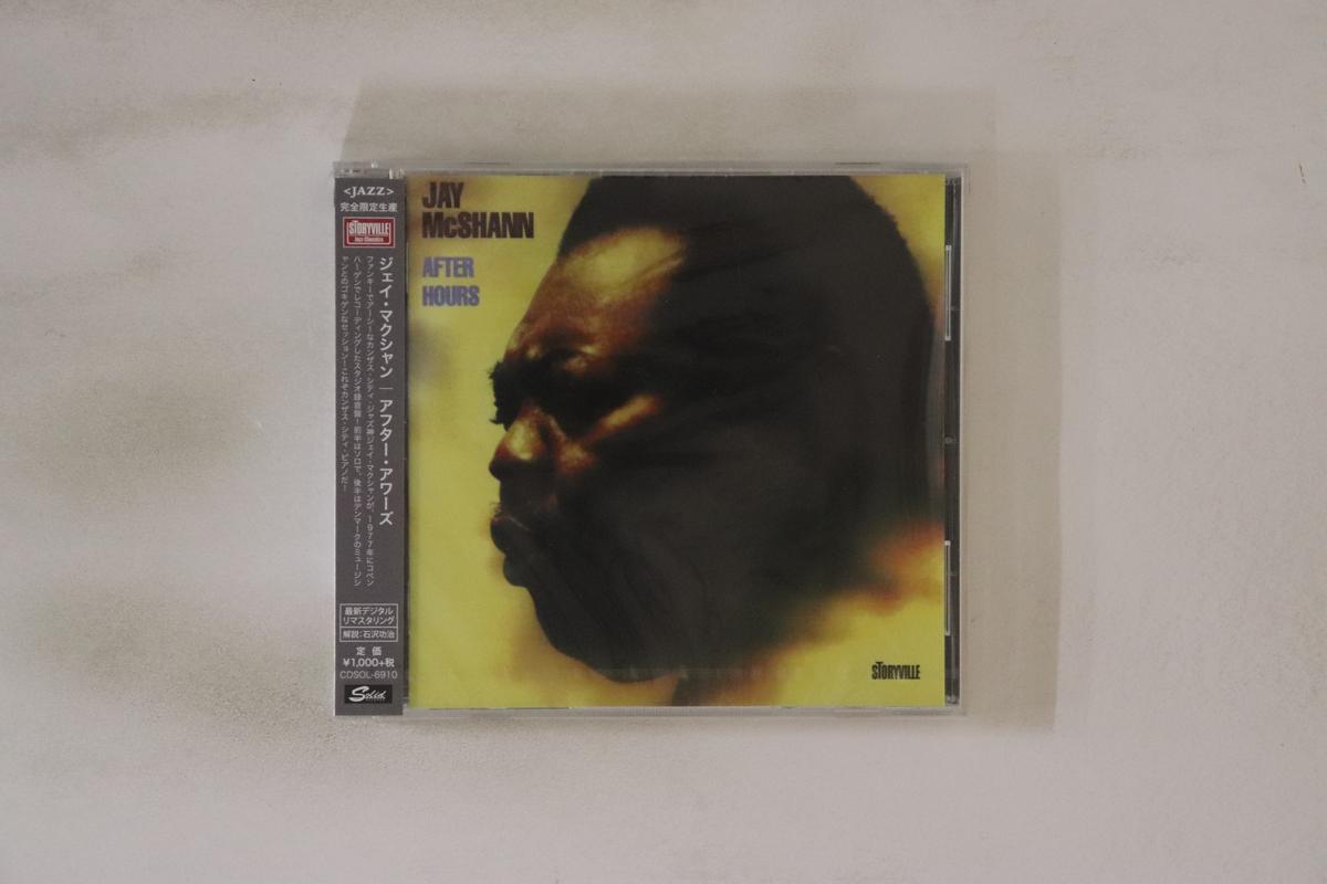 

CD JAY MCSHANN After Hours CDSOL6910 SOLID RECORDS 2015 Japan Obi Jazz Used
