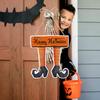 Halloween Theme Party Creative Spooky Castle Paper Door Hanging Party Scene Decoration Decoration Halloween Door Decoration