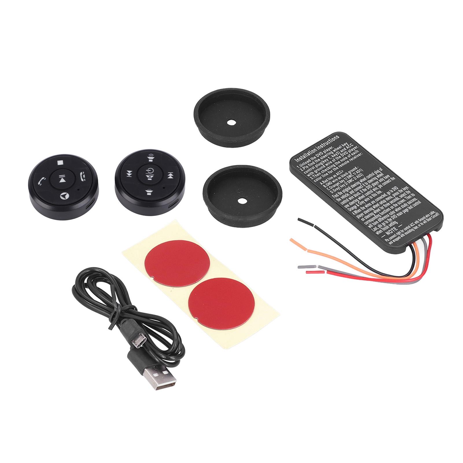 

10Ключ рулевого колеса медиа-кнопка беспроводной Bluetooth пульт дистанционного управления универсальный для автомобиля