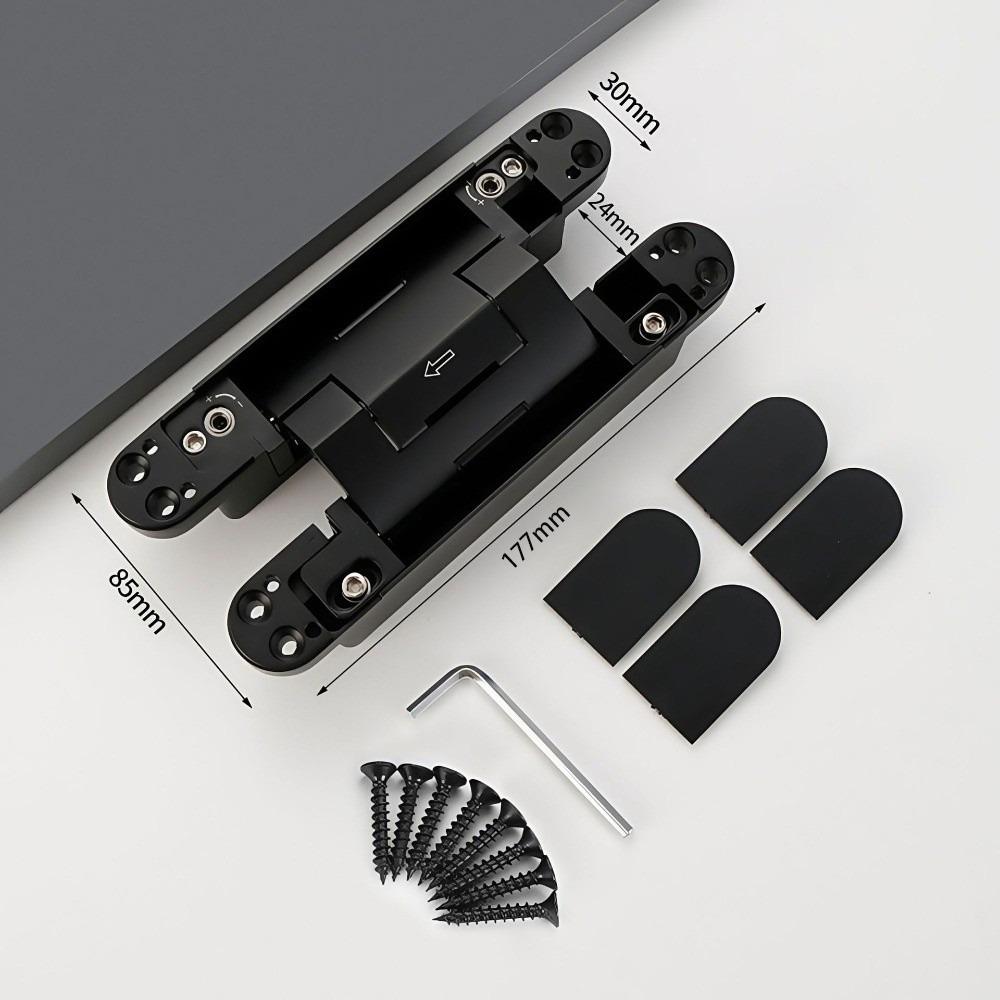 Invisible Mounting Invisible Door Hinge Folding Concealed Hinge Soft Closing Hinge  Outside Opening