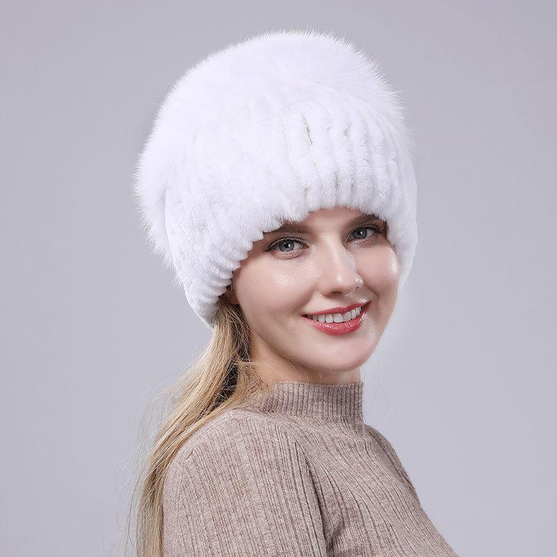 New Women s Fur Hat Thickened in Winter